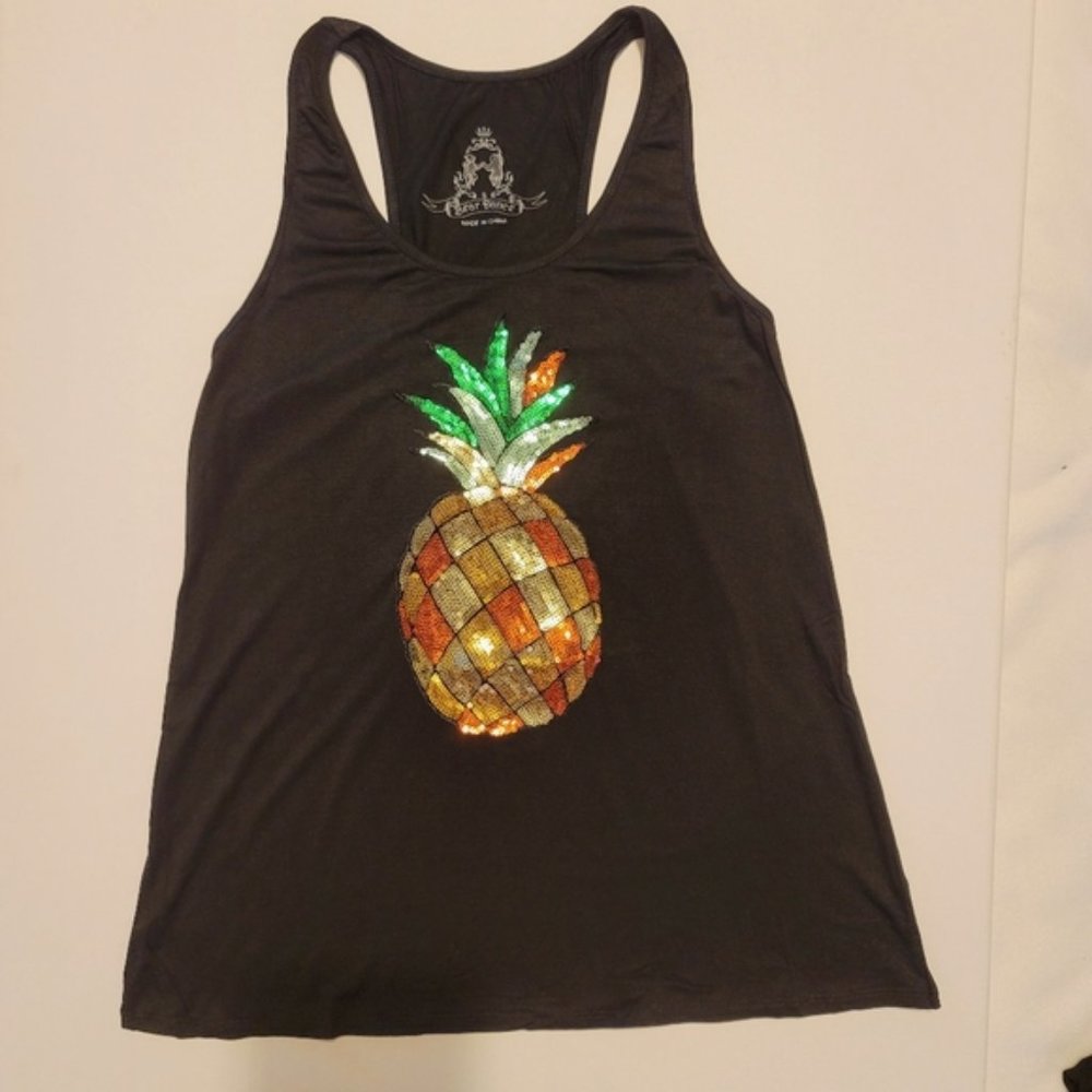 Bear Dance Pineapple Tank Top